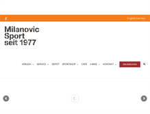 Tablet Screenshot of milanovic.at